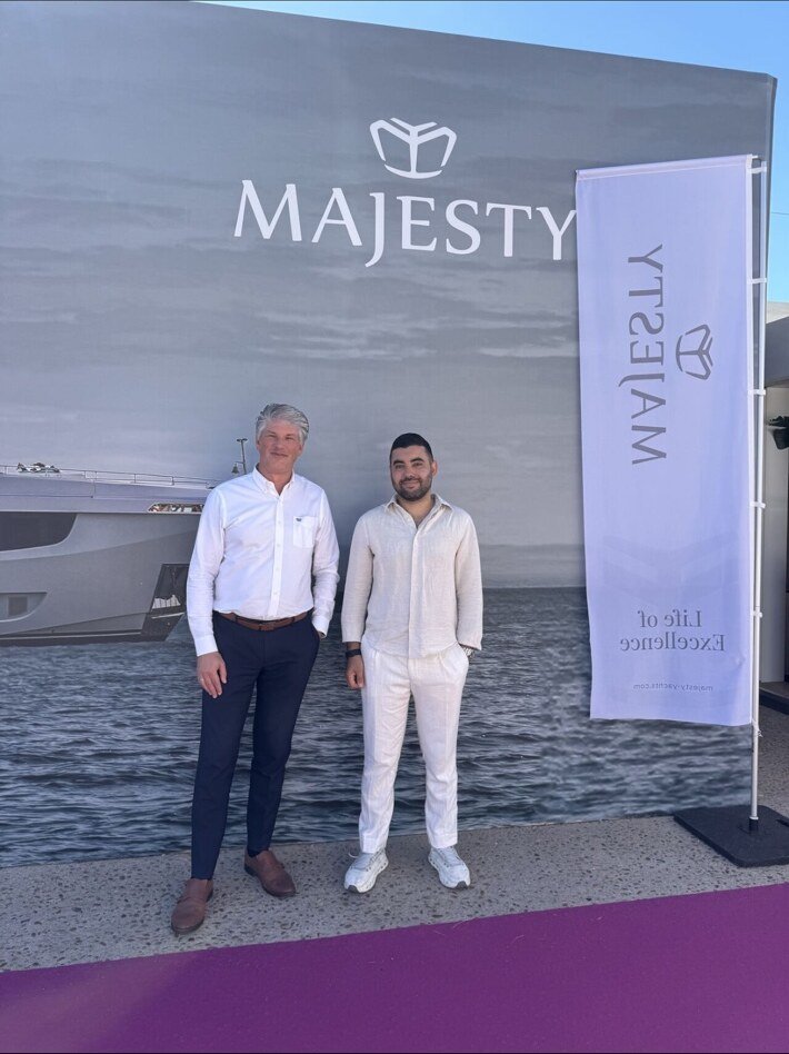 Honoré & Co meeting with Majesty Yachts at Cannes